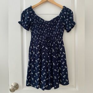 women's navy and blue playsuit-romper